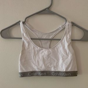CLAVIN KLEIN white bra